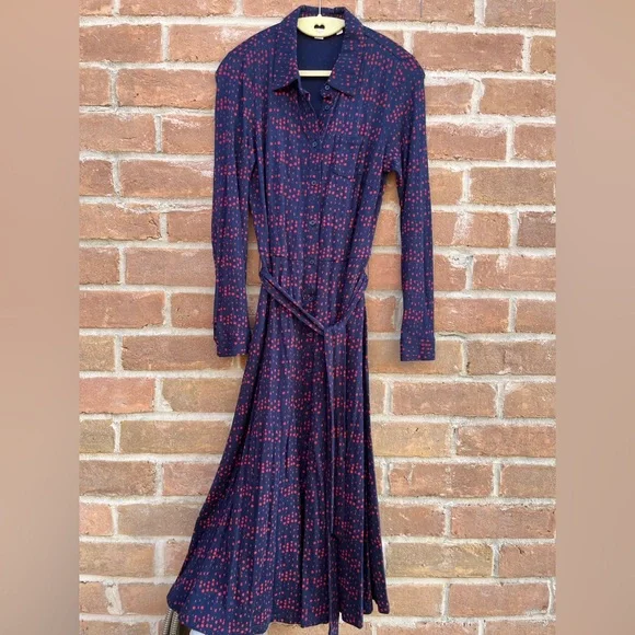 Boden Jersey Midi Shirtdress - Picture 2 of 10